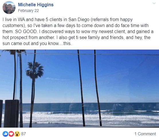 Michelle FB post