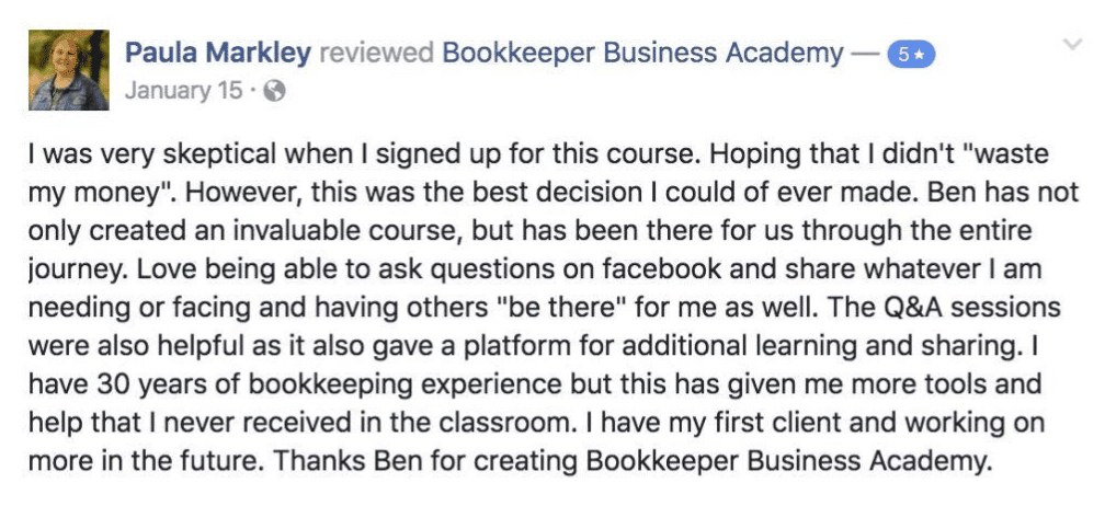 Paula Markley FB Review | Doing Your Own Bookkeeper Business Blueprint Review | How-To and FAQs | fitness business