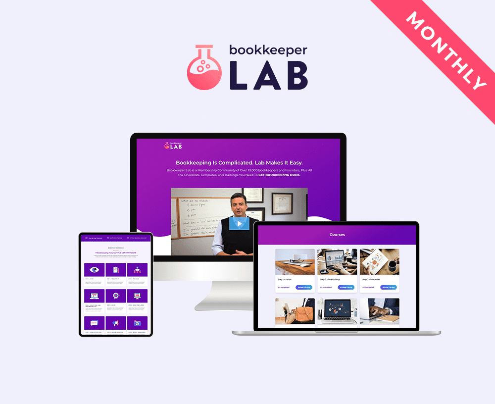 Bookkeeper Lab Monthly
