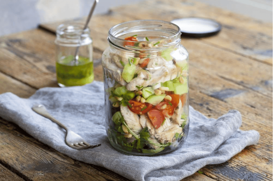 Lunch in the jar | Quick and Healthy Lunch Recipes To Make While Working From Home | healthy meal prep ideas